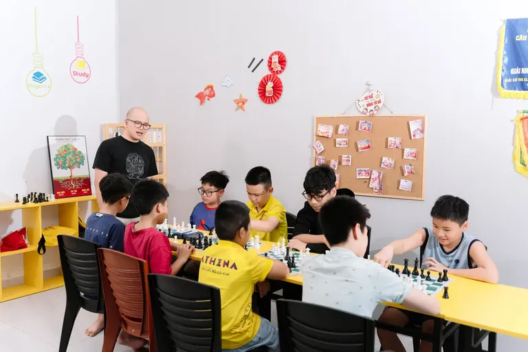 Lớp học cờ vua thiếu nhi tại CLB Athena Đà Nẵng — ảnh 3