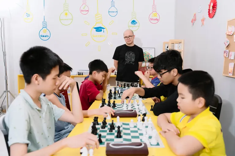 Lớp học cờ vua thiếu nhi tại CLB Athena Đà Nẵng — ảnh 8