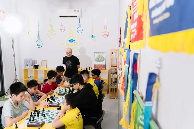 Lớp học cờ vua thiếu nhi tại CLB Athena Đà Nẵng — ảnh 11