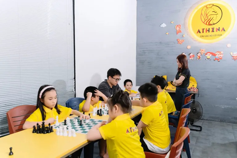 Lớp học cờ vua thiếu nhi tại CLB Athena Đà Nẵng — ảnh 43