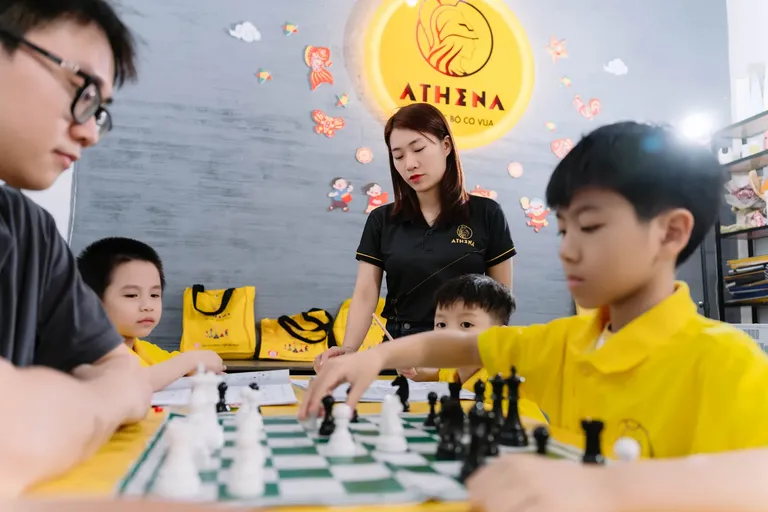 Lớp học cờ vua thiếu nhi tại CLB Athena Đà Nẵng — ảnh 47