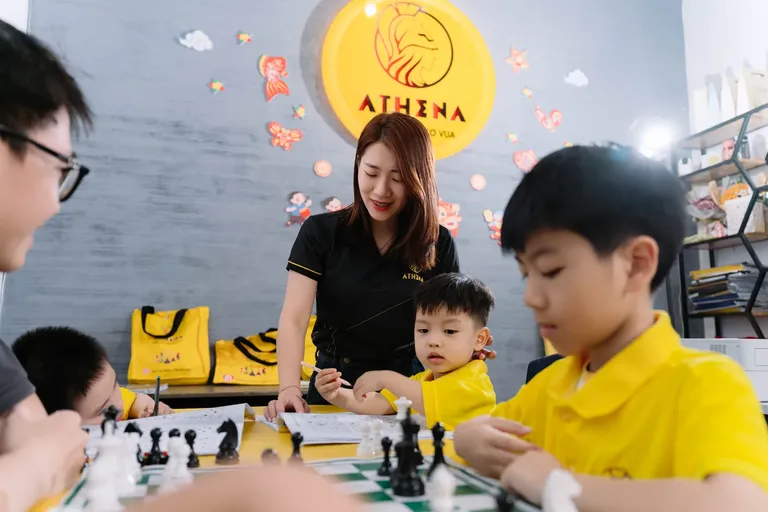 Lớp học cờ vua thiếu nhi tại CLB Athena Đà Nẵng — ảnh 48