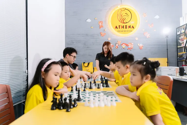 Lớp học cờ vua thiếu nhi tại CLB Athena Đà Nẵng — ảnh 49