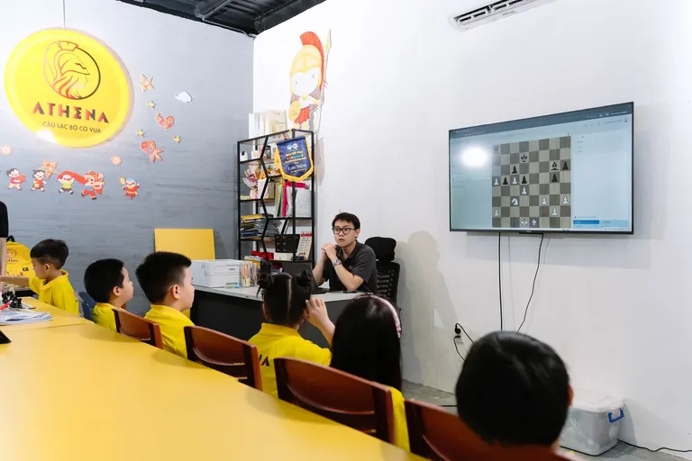 Lớp học cờ vua thiếu nhi tại CLB Athena Đà Nẵng — ảnh 72
