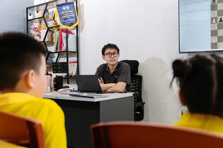 Lớp học cờ vua thiếu nhi tại CLB Athena Đà Nẵng — ảnh 73